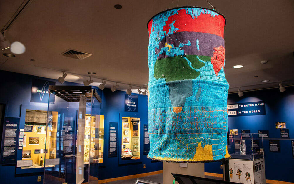 Ndi History Museum Exhibit Fabric Art
